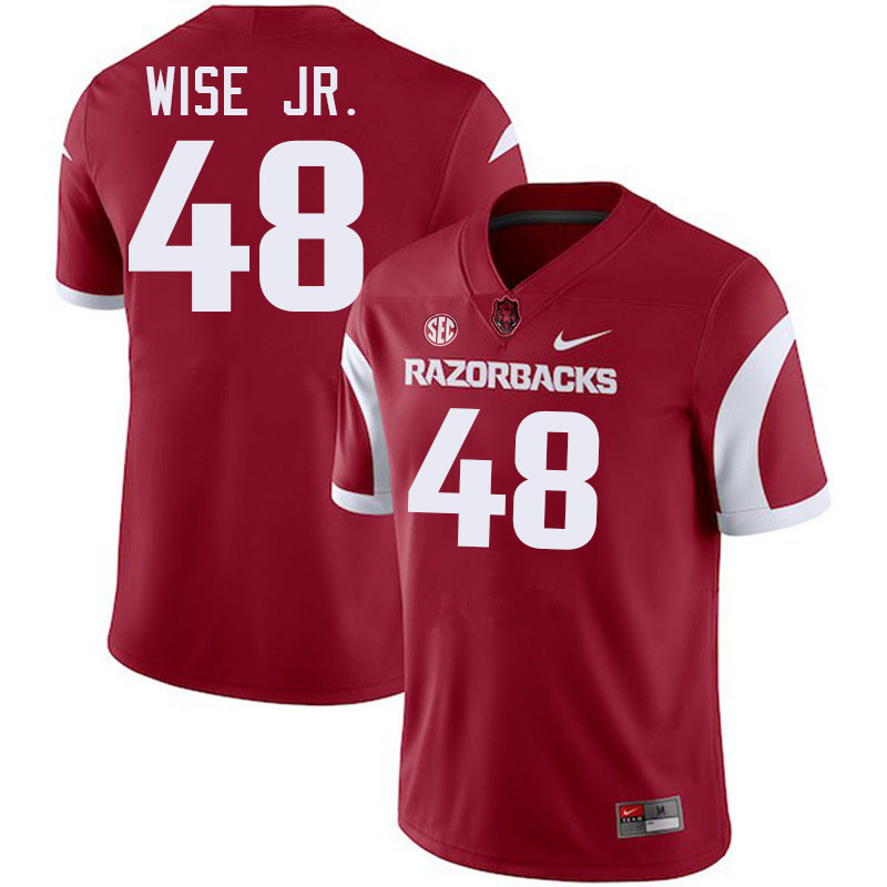 Deatrich Wise Jr. Arkansas Jersey,Arkansas Razorbacks #48 Deatrich Wise Jr. Jersey Youth-Cardinal